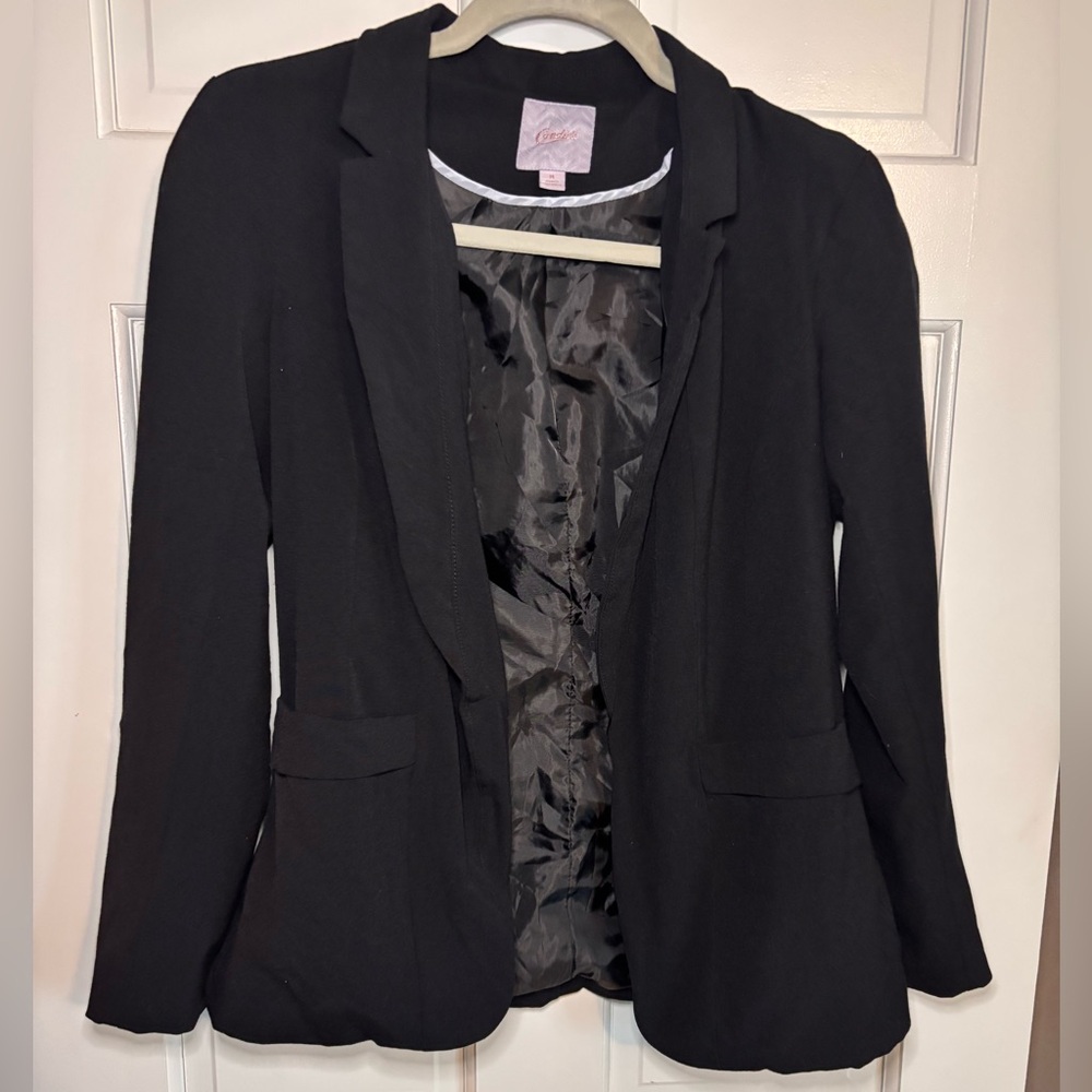 Candie's Classic Black Blazer size medium